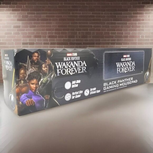 NIB!! Authentic MARVEL Black Panther Wakanda Forever Gaming Mouse Pad - Picture 6 of 7